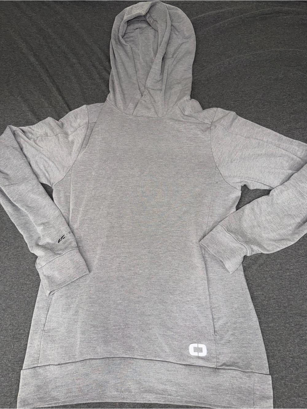 OGIO Women's Light Gray Hoodie Sweatshirt